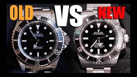 old rolex submariner vs new|is rolex submariner worth it.